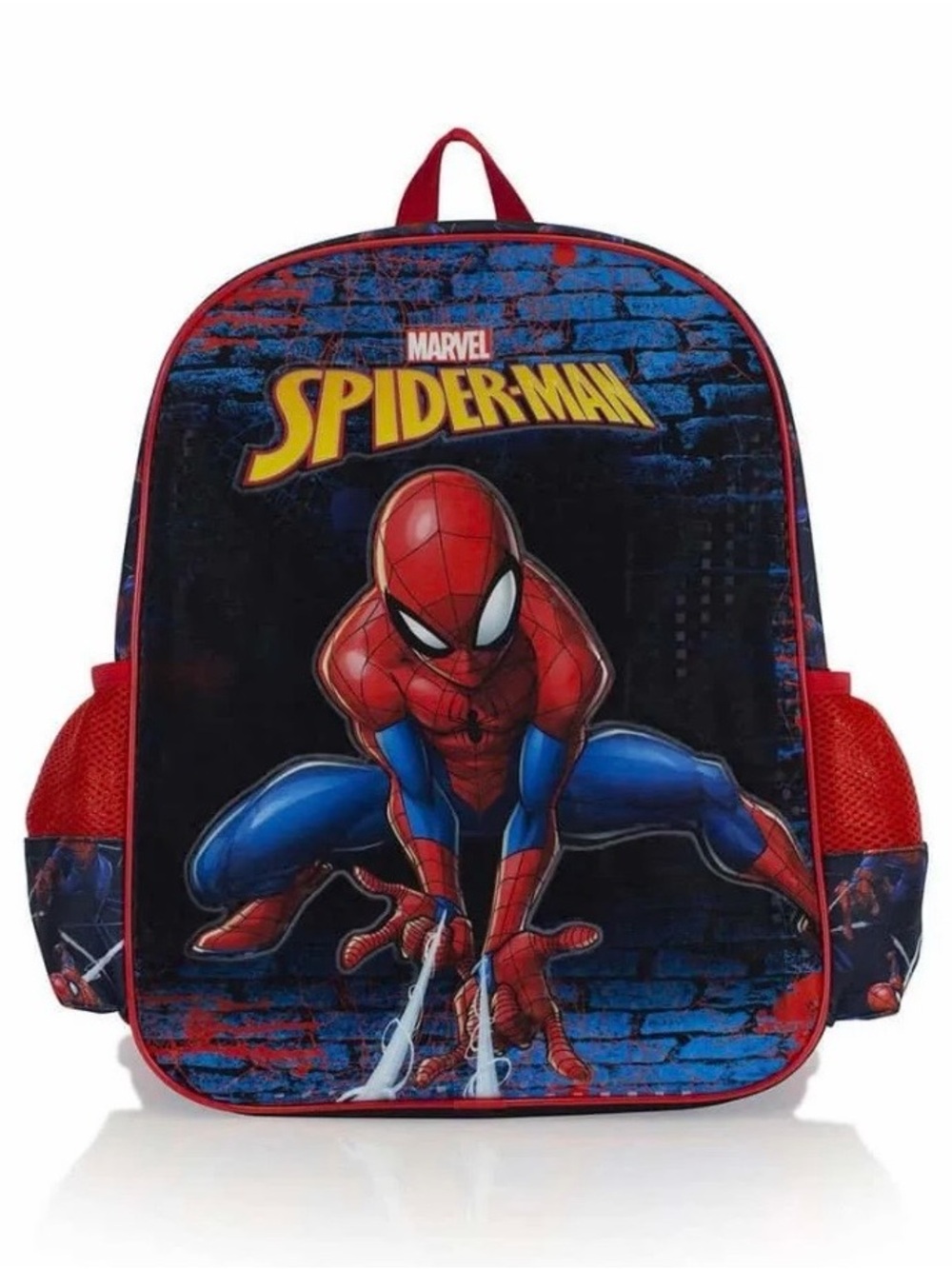 Marvel Backpack Spider-Man Econo Adjustable Padded Straps with Side Mesh Pockets